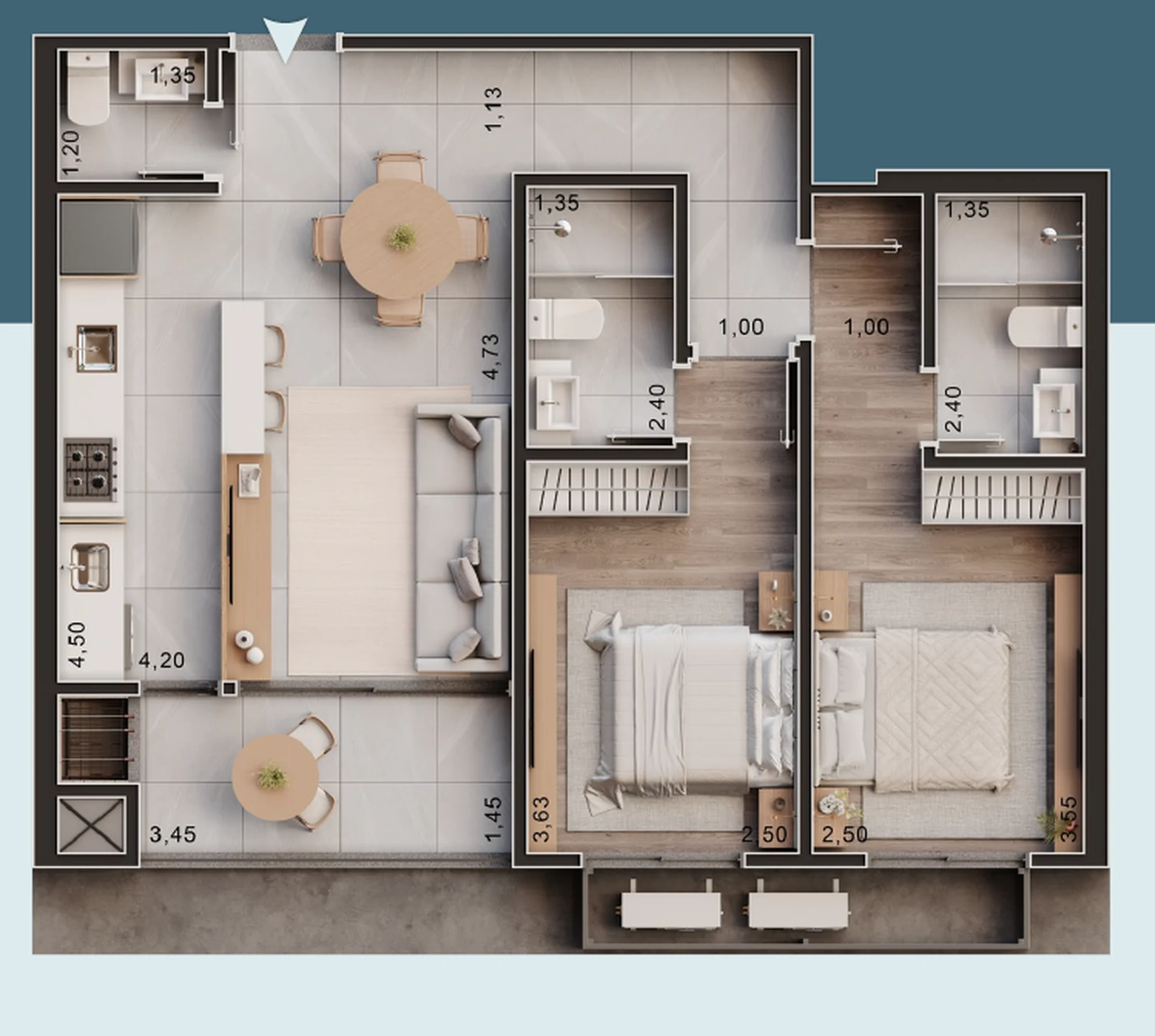 Planta do empreendimento