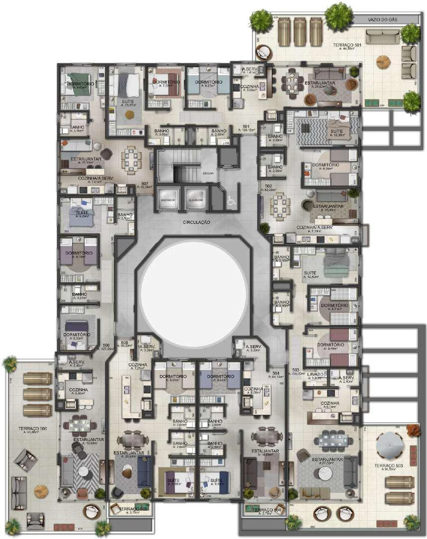 Planta do empreendimento
