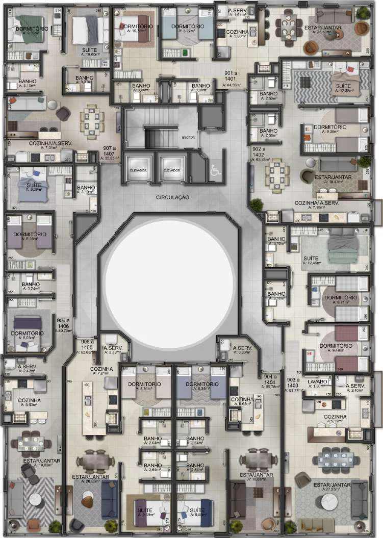Planta do empreendimento
