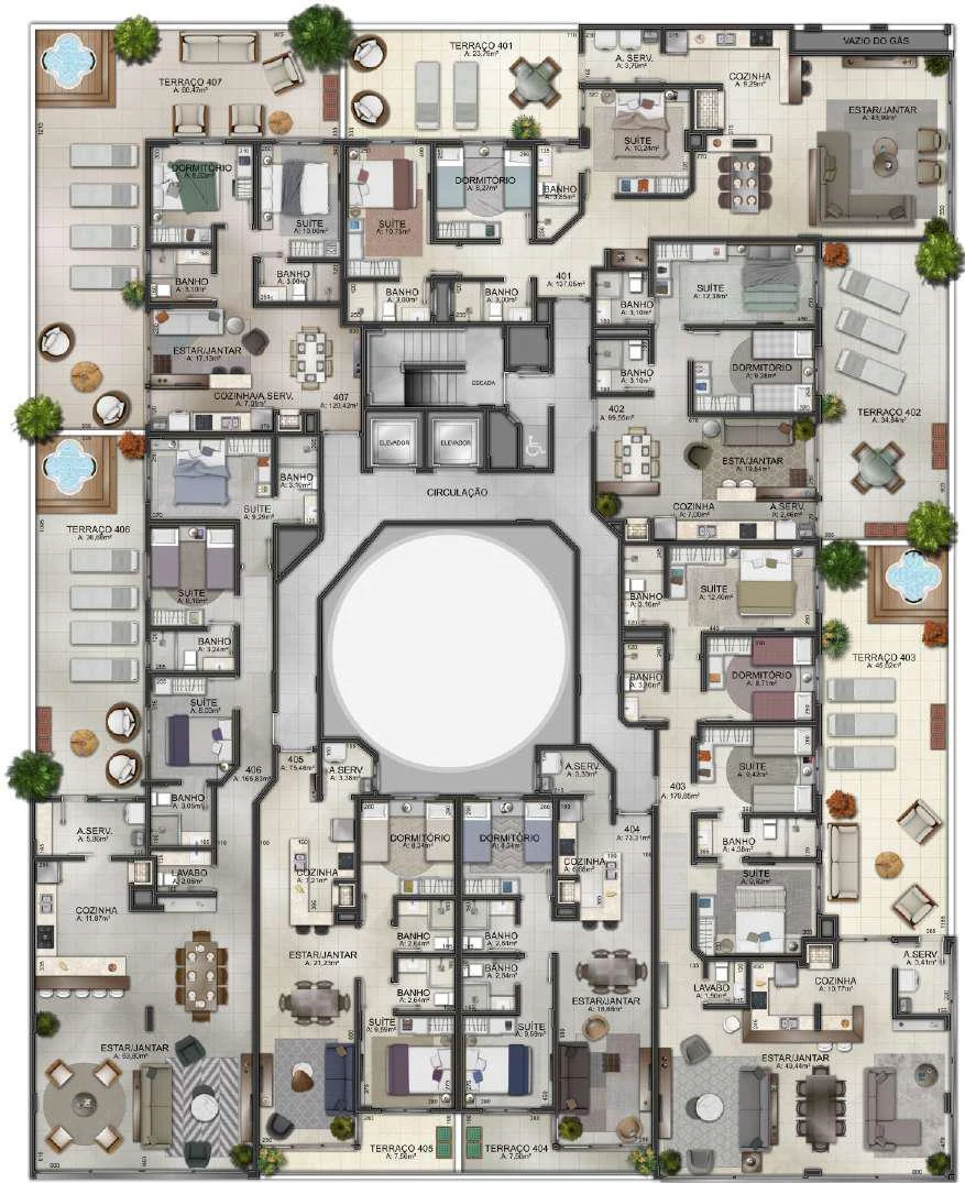 Planta do empreendimento