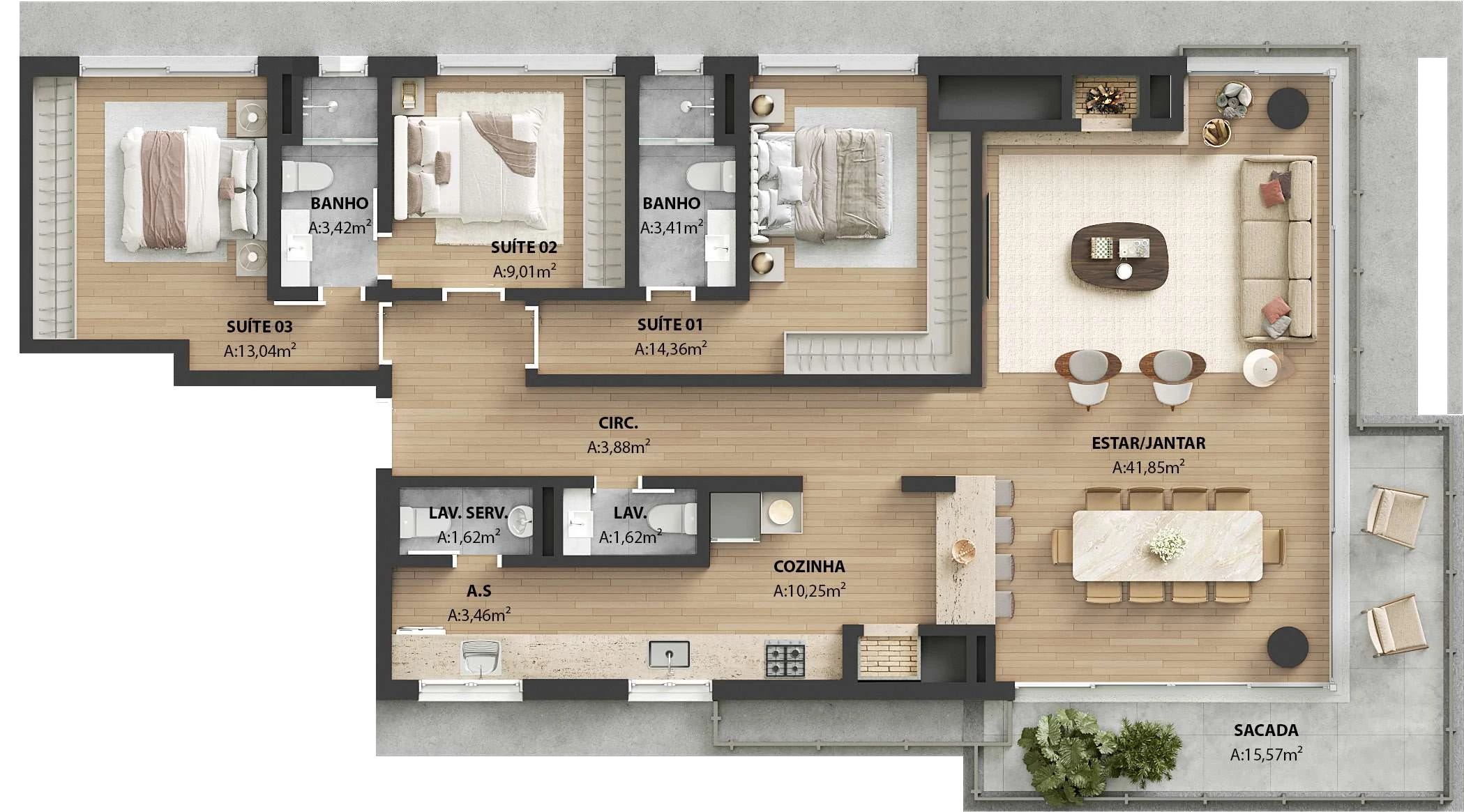 Planta do empreendimento