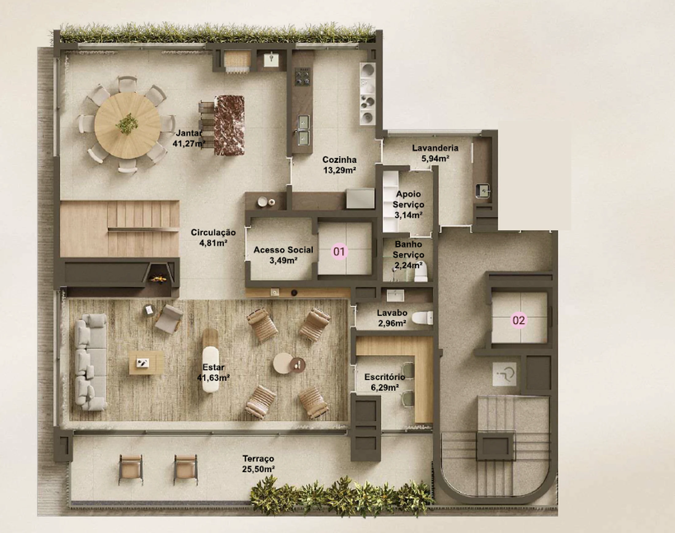 Planta do empreendimento