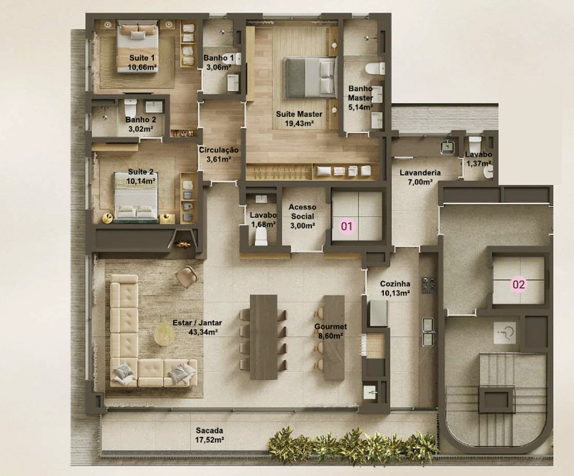 Planta do empreendimento