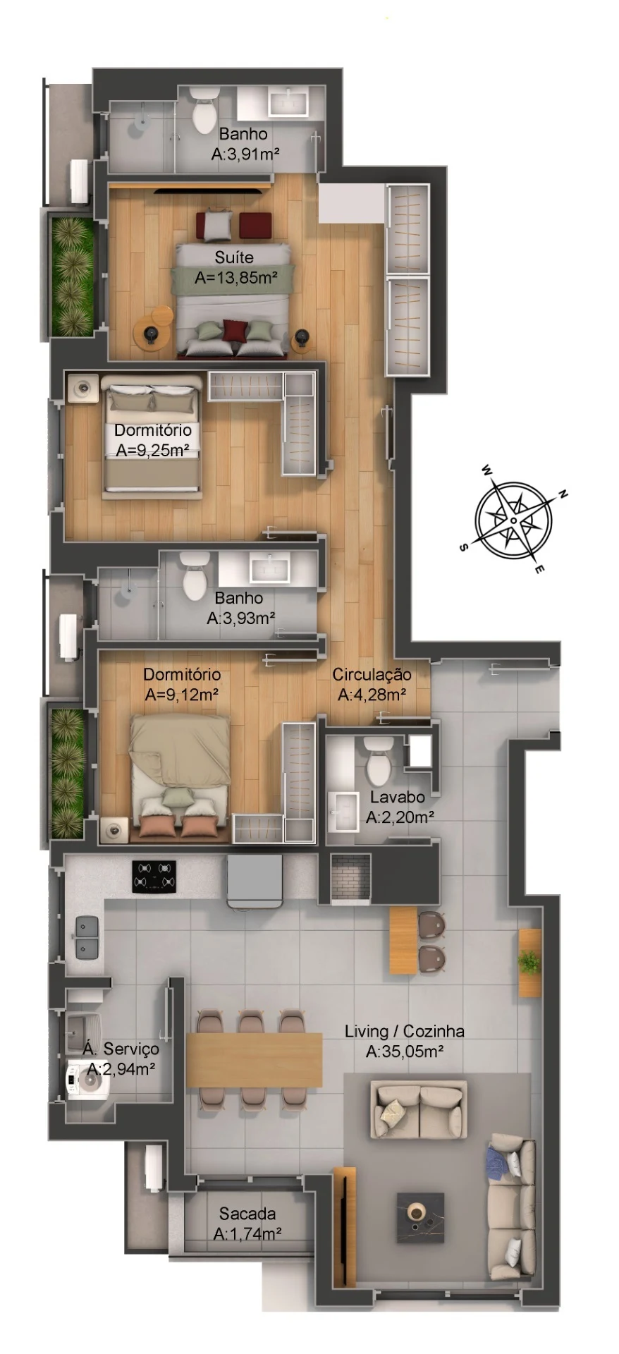Planta do empreendimento