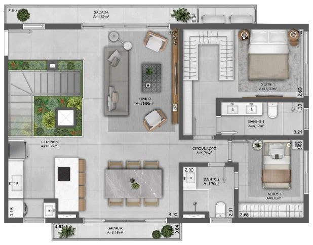 Planta do empreendimento
