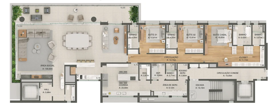 Planta do empreendimento