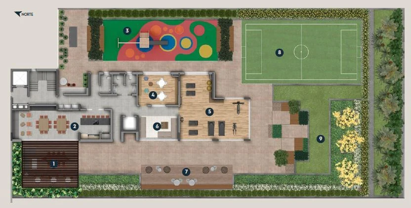 Planta do empreendimento