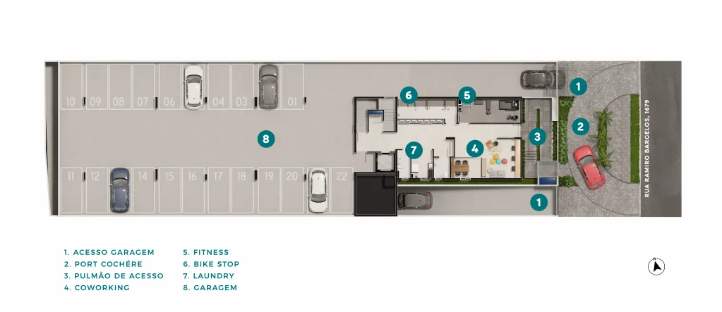 Planta do apartamento — referência Terreo