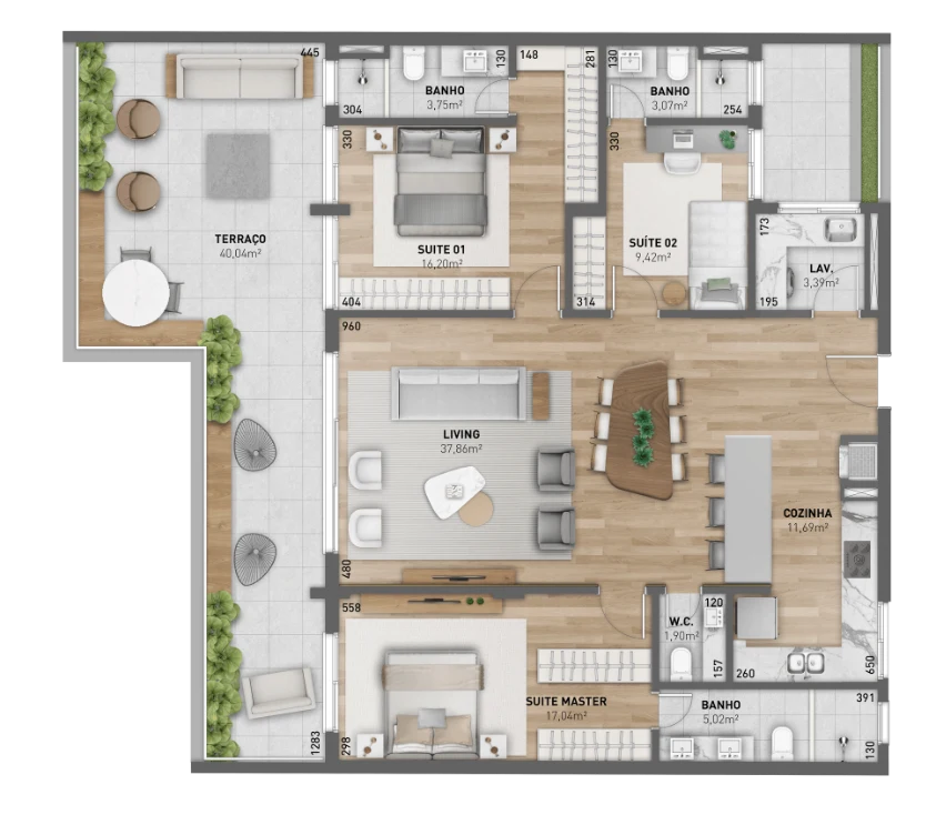 Planta do empreendimento