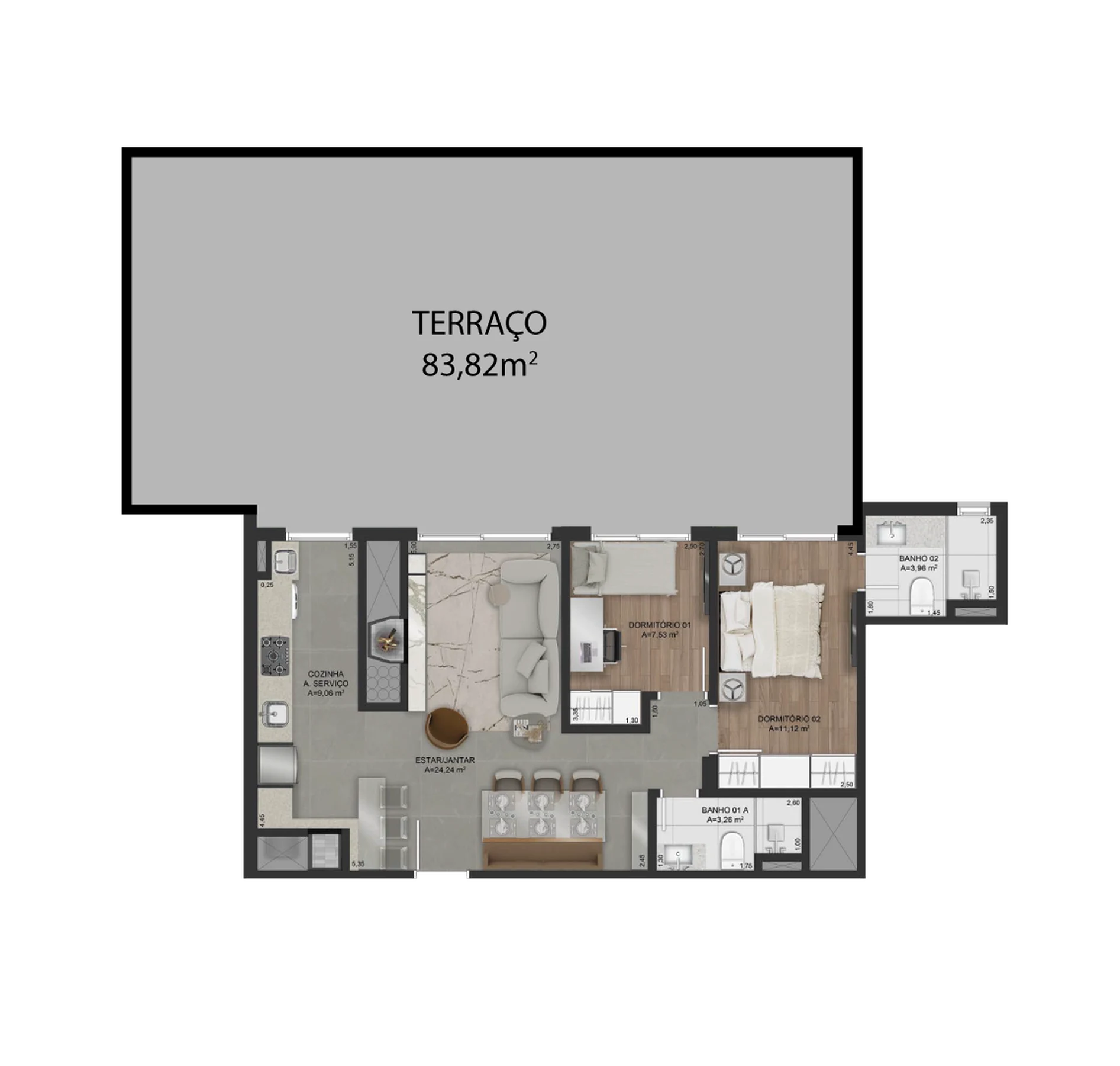 Planta do empreendimento