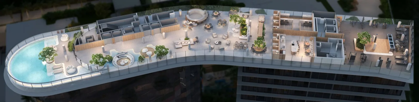 Planta do apartamento — referência Voo de passaro