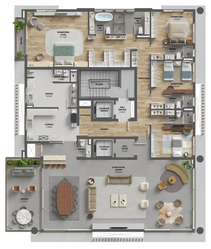Planta do empreendimento
