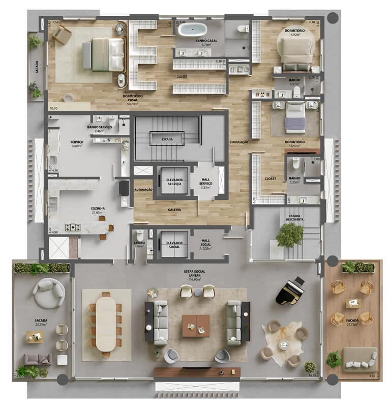 Planta do empreendimento