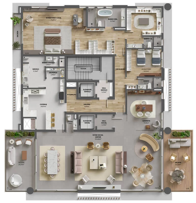 Planta do empreendimento