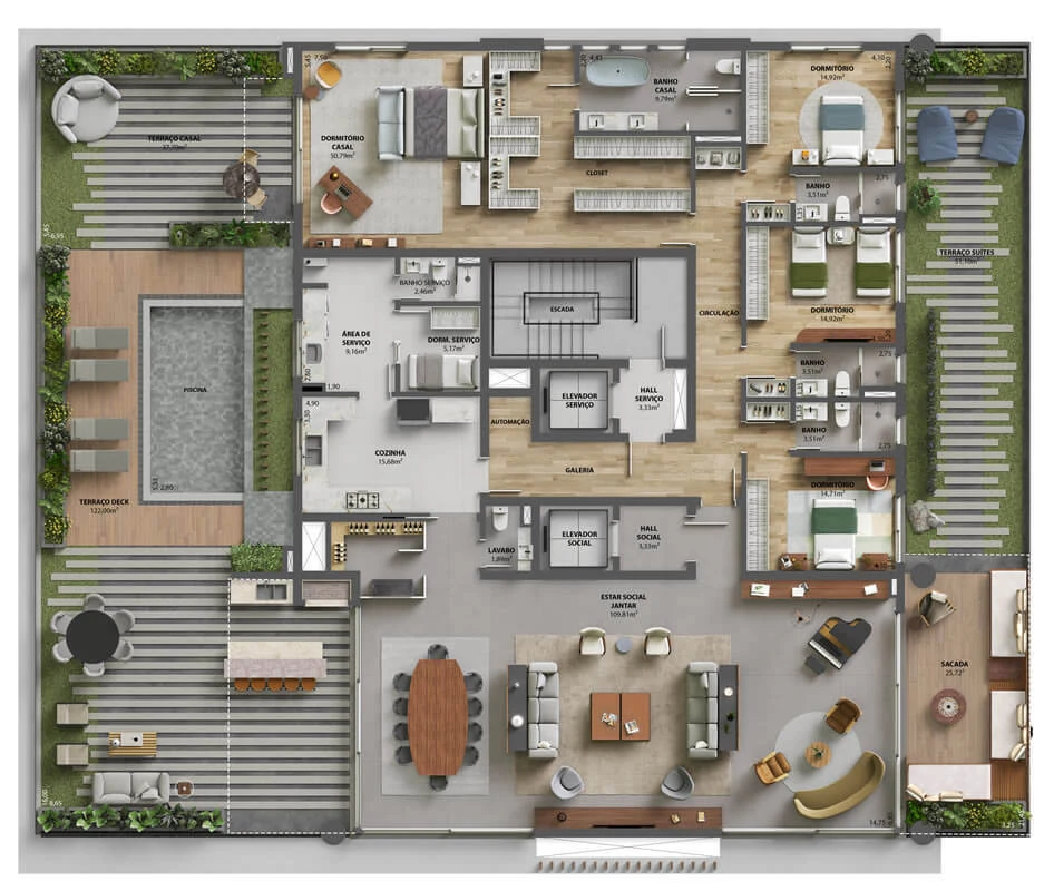 Planta do empreendimento