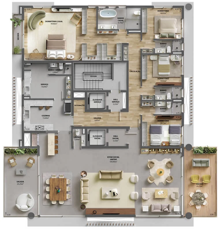 Planta do empreendimento