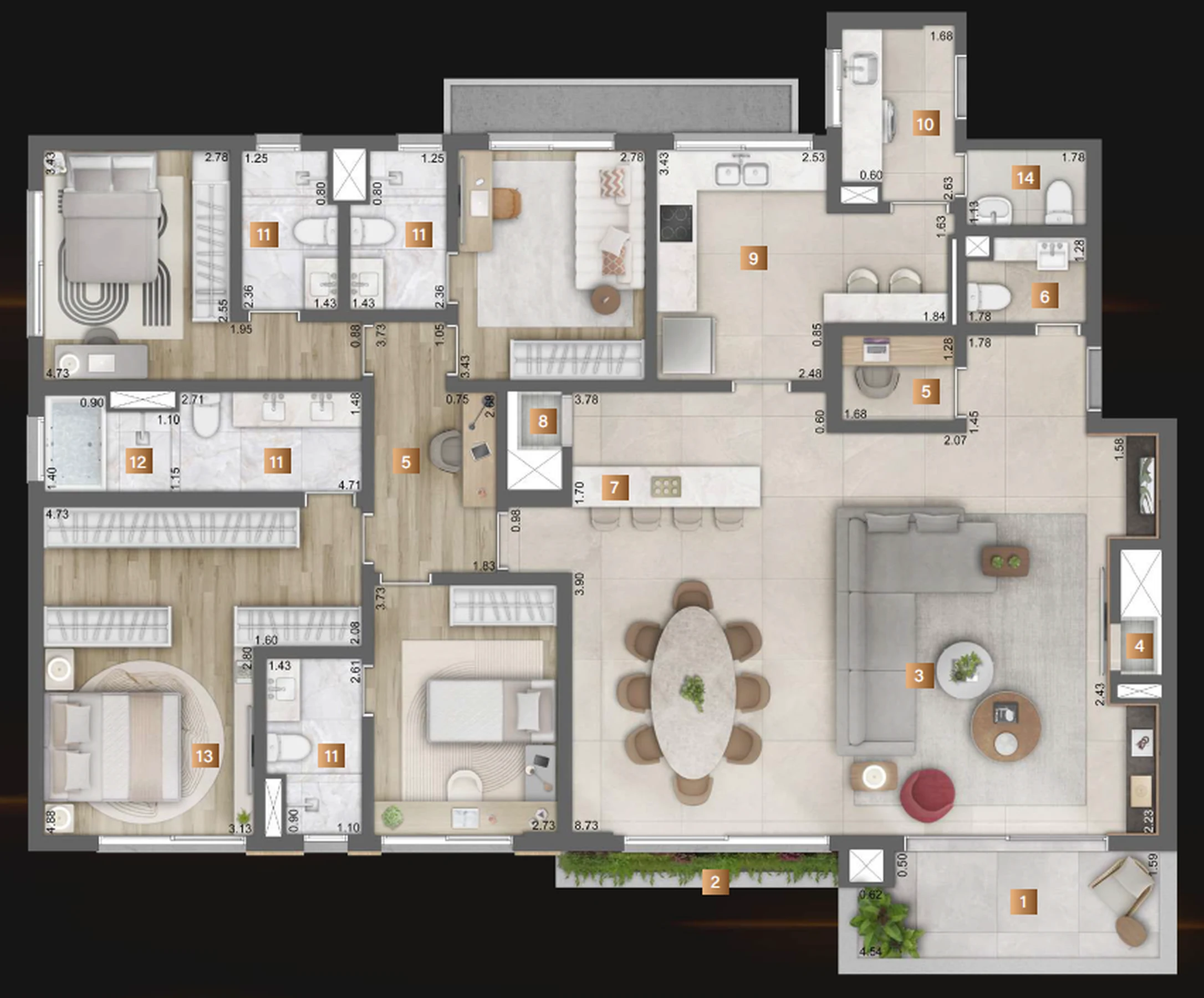 Planta do empreendimento