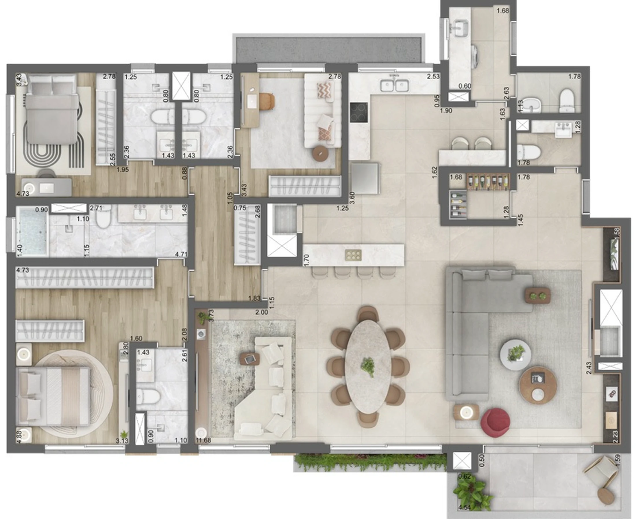 Planta do empreendimento