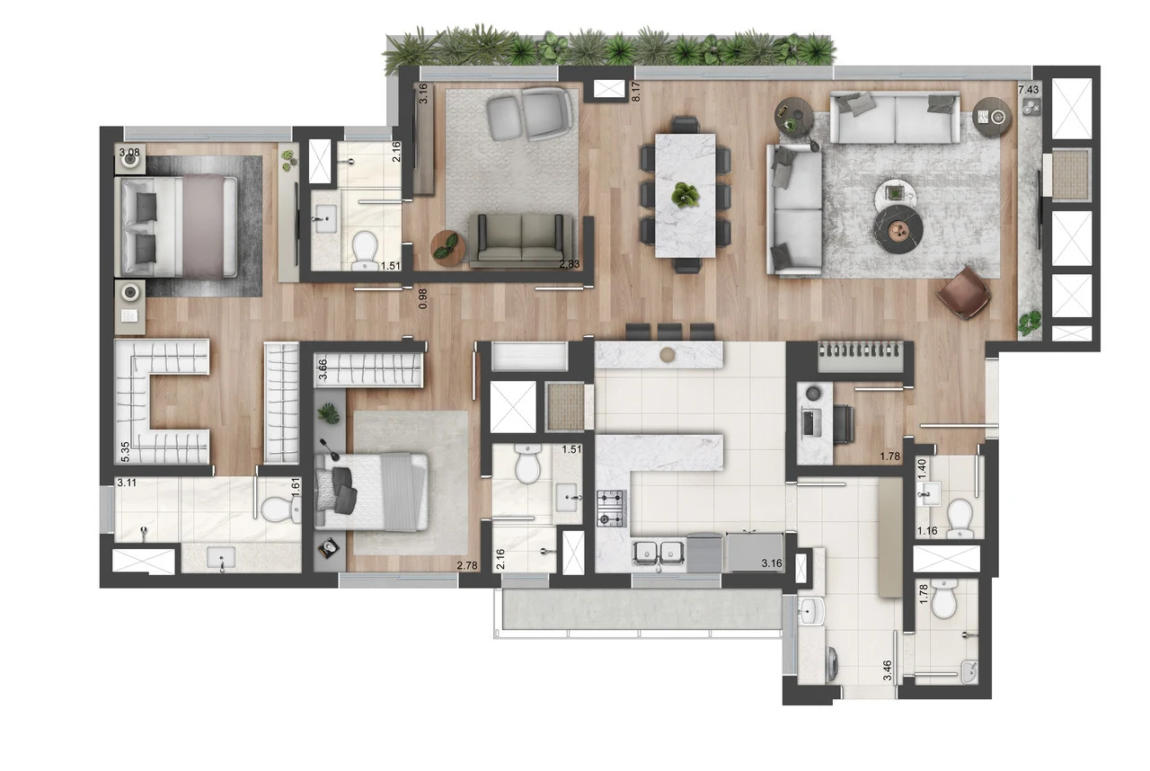 Planta do empreendimento