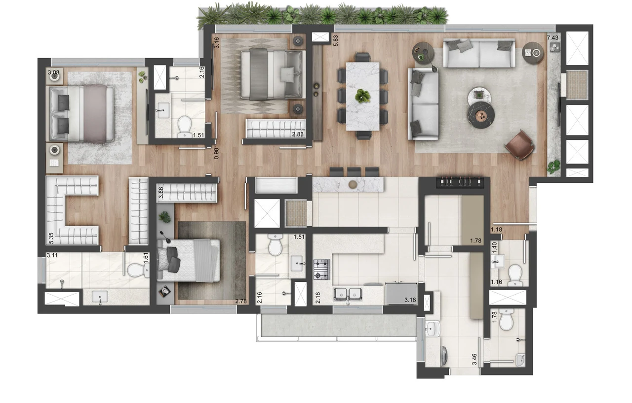 Planta do empreendimento