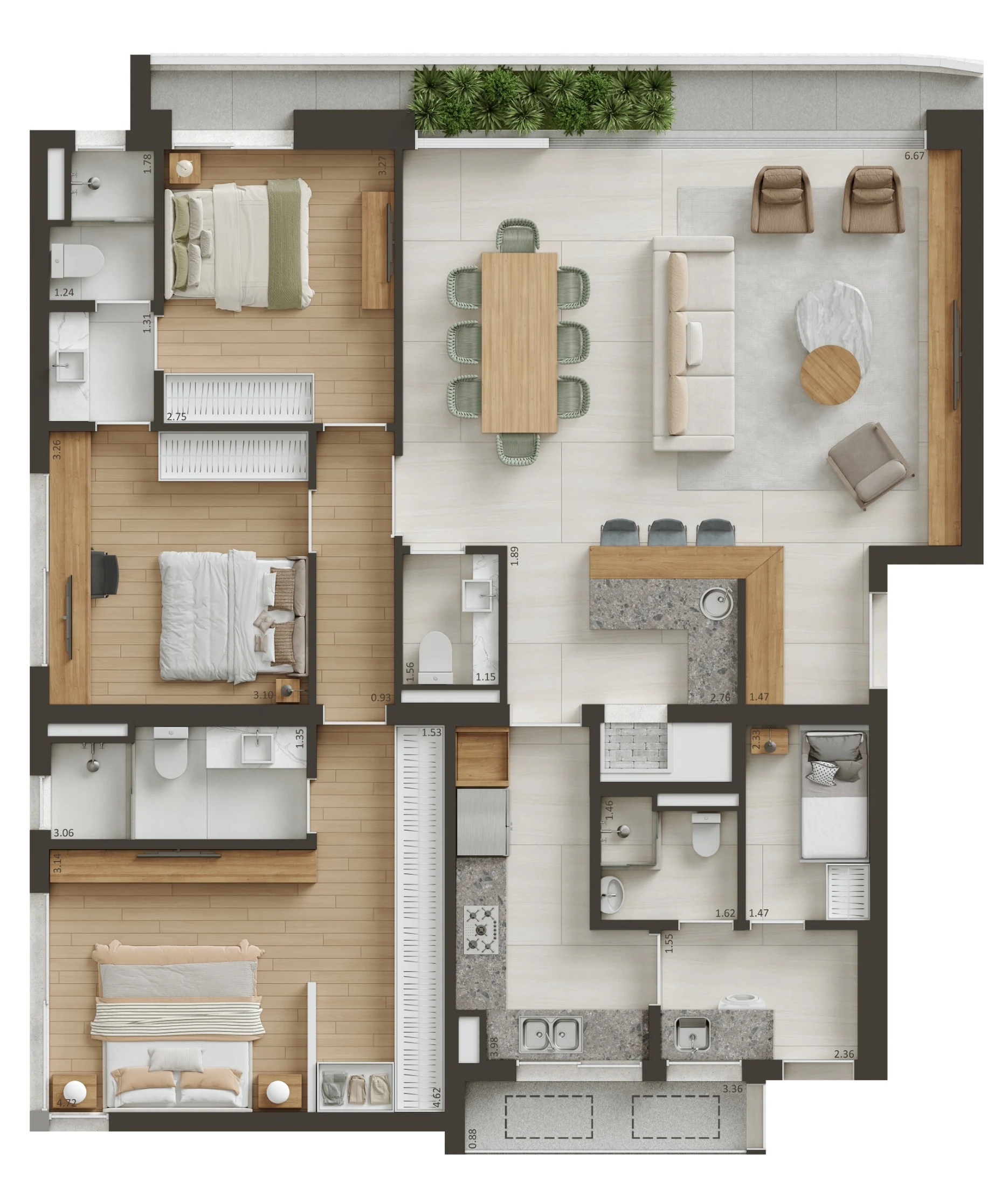 Planta do empreendimento