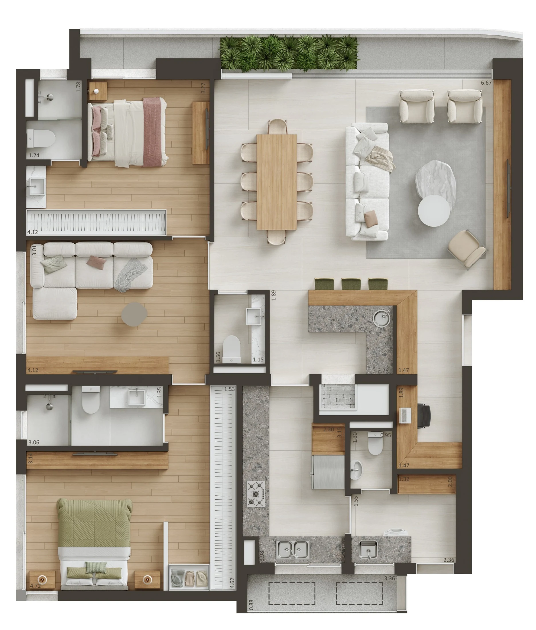 Planta do empreendimento