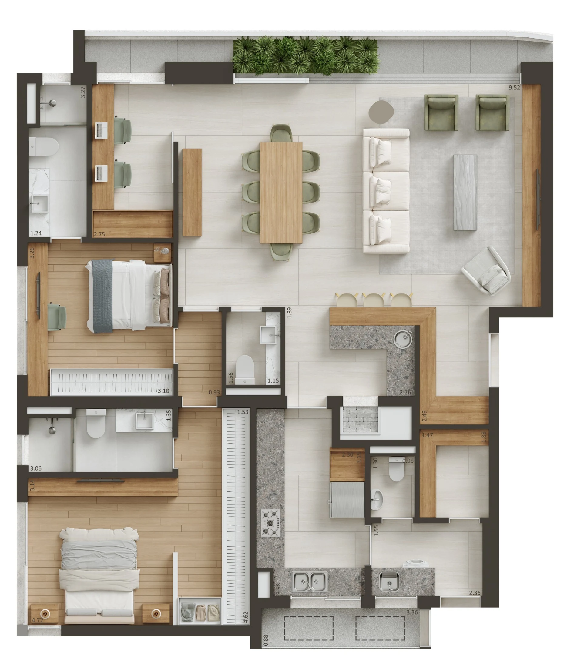 Planta do empreendimento