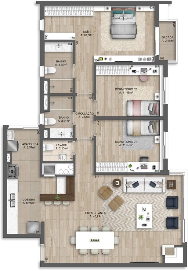 Planta do empreendimento