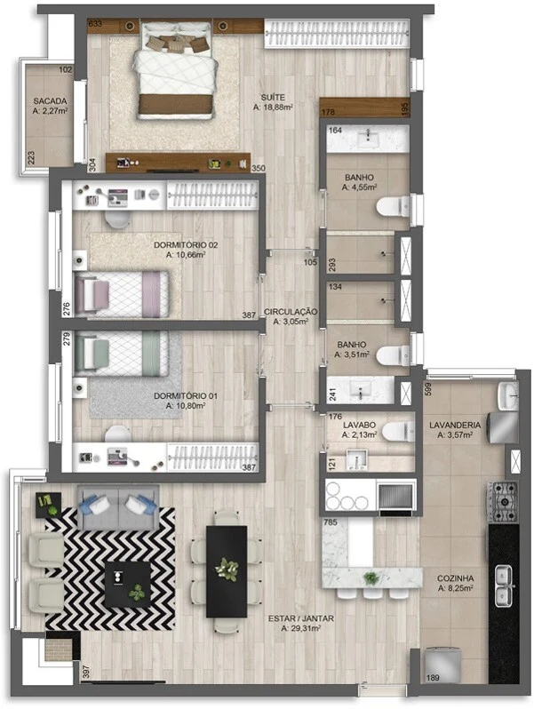 Planta do empreendimento