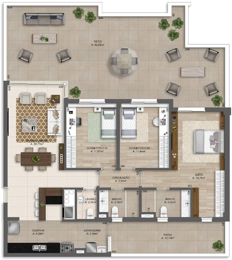 Planta do empreendimento