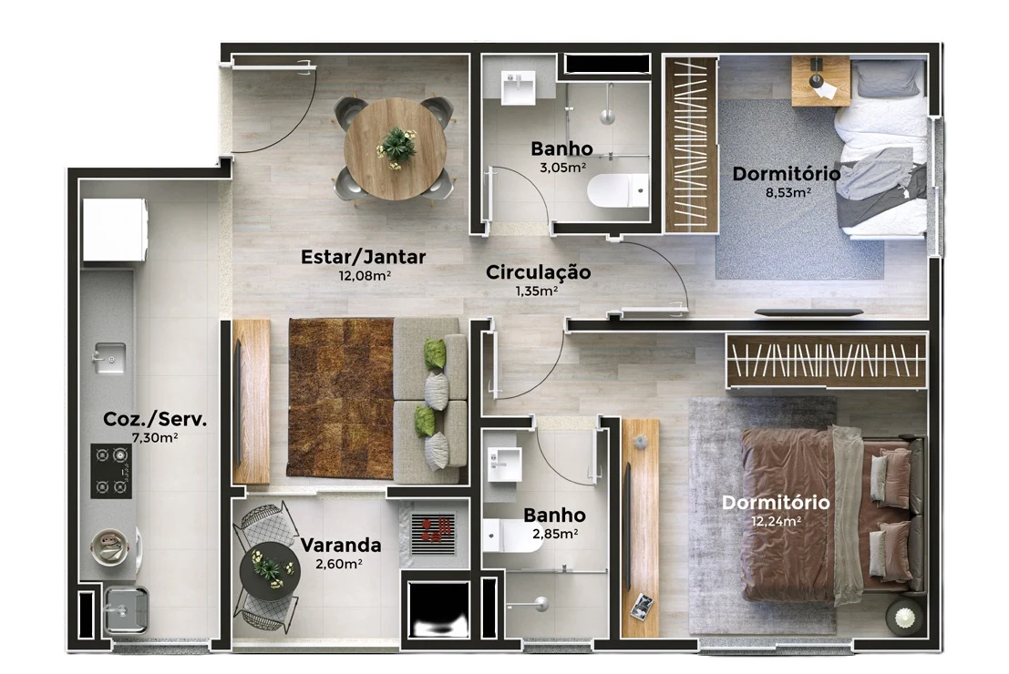 Planta do empreendimento