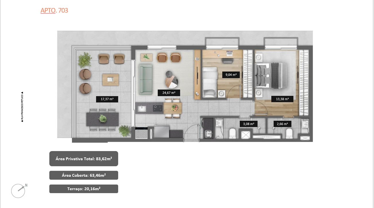 Planta do empreendimento