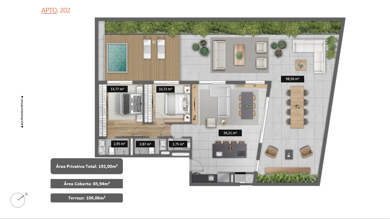 Planta do empreendimento