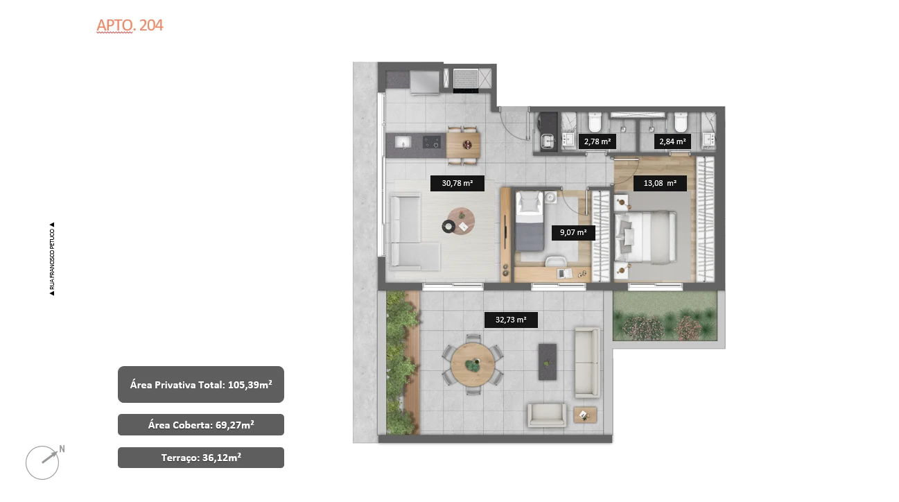 Planta do empreendimento