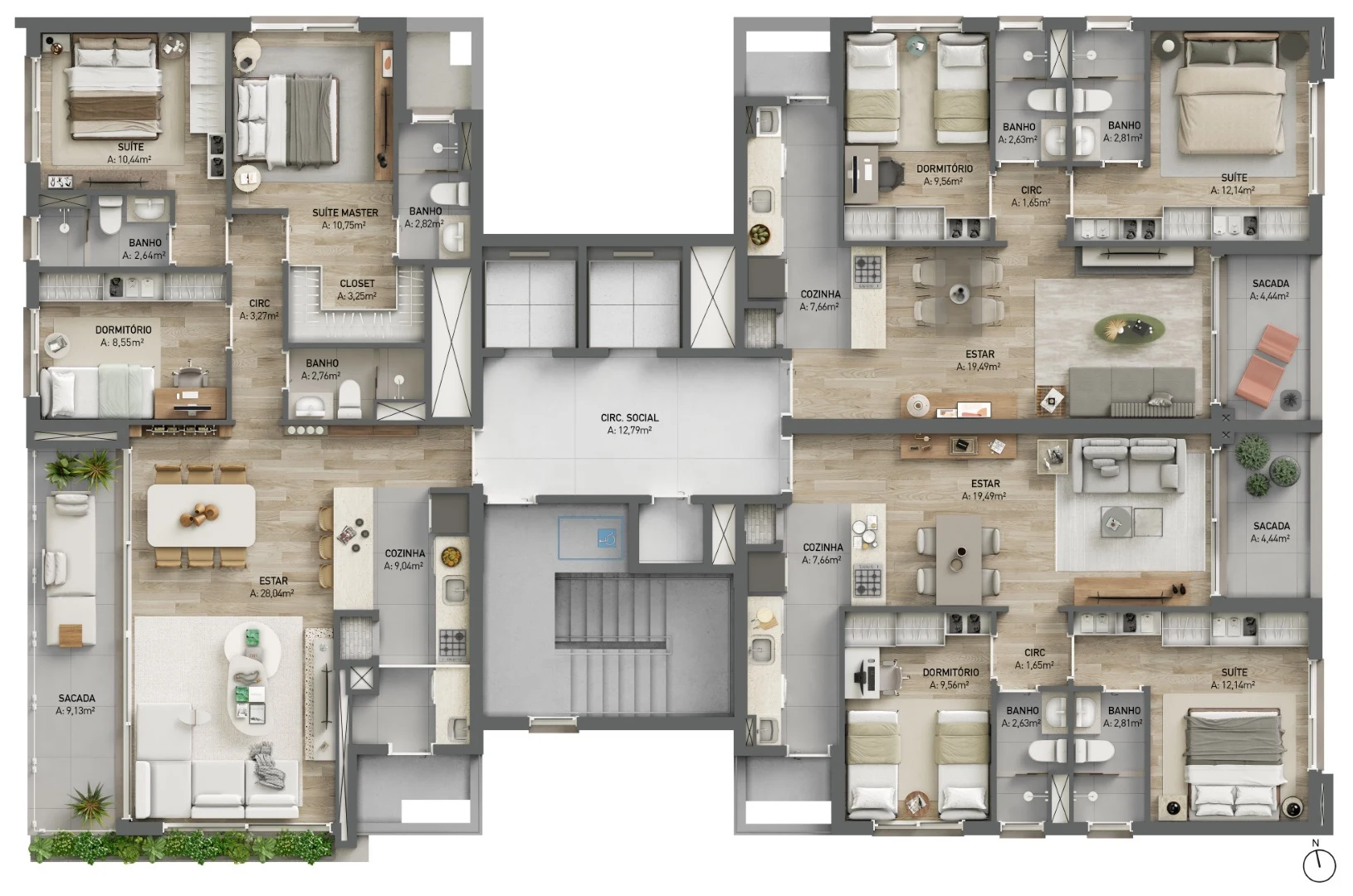 Planta do empreendimento