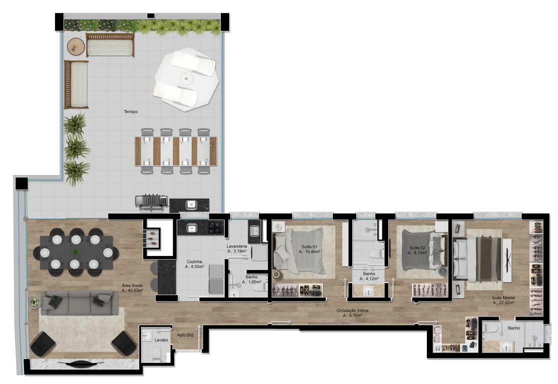 Planta do empreendimento