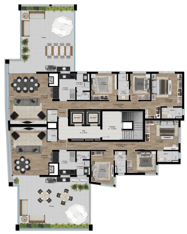 Planta do empreendimento