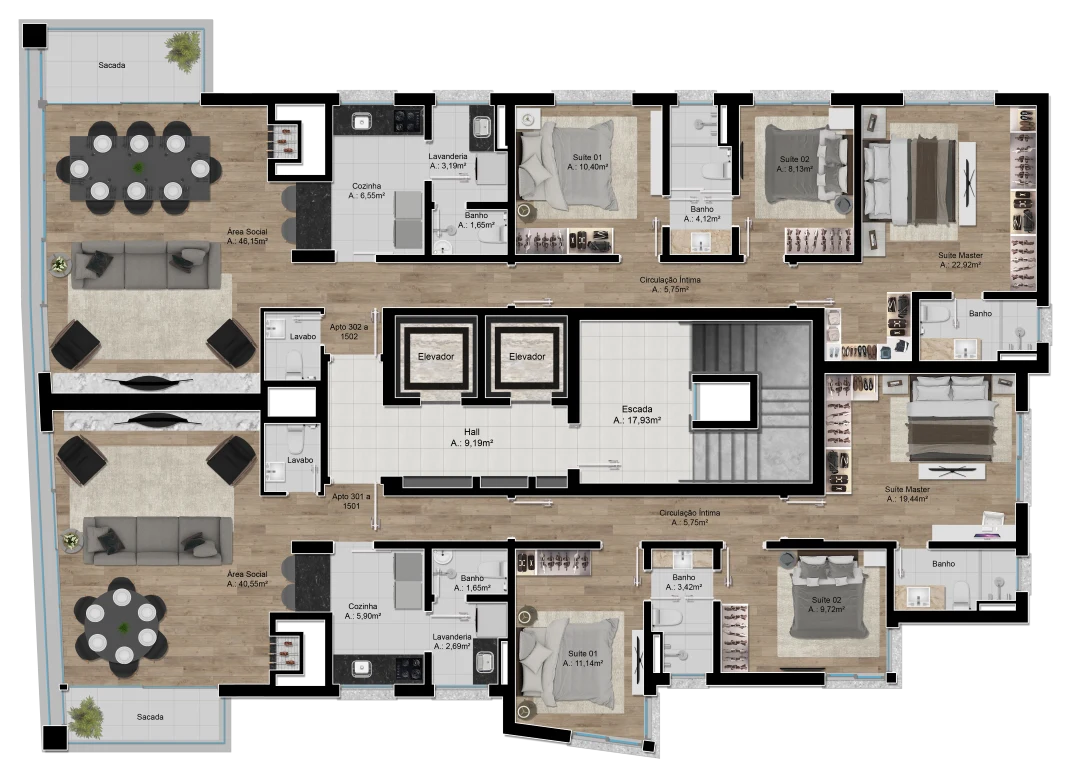 Planta do empreendimento