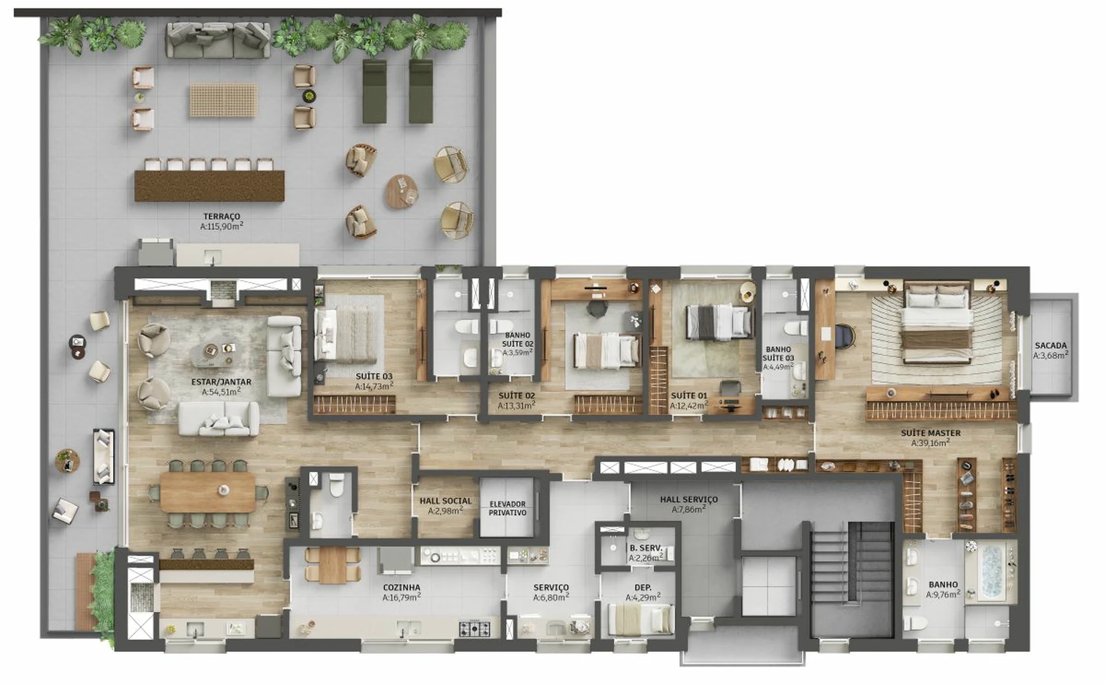 Planta do empreendimento