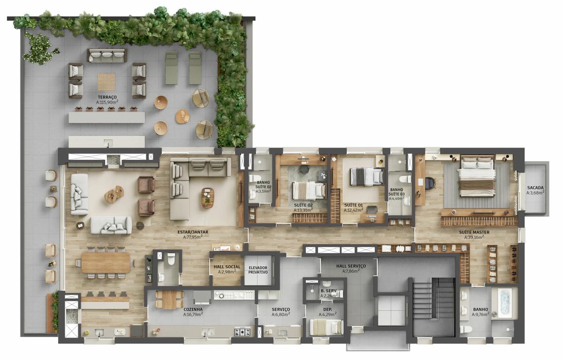 Planta do empreendimento