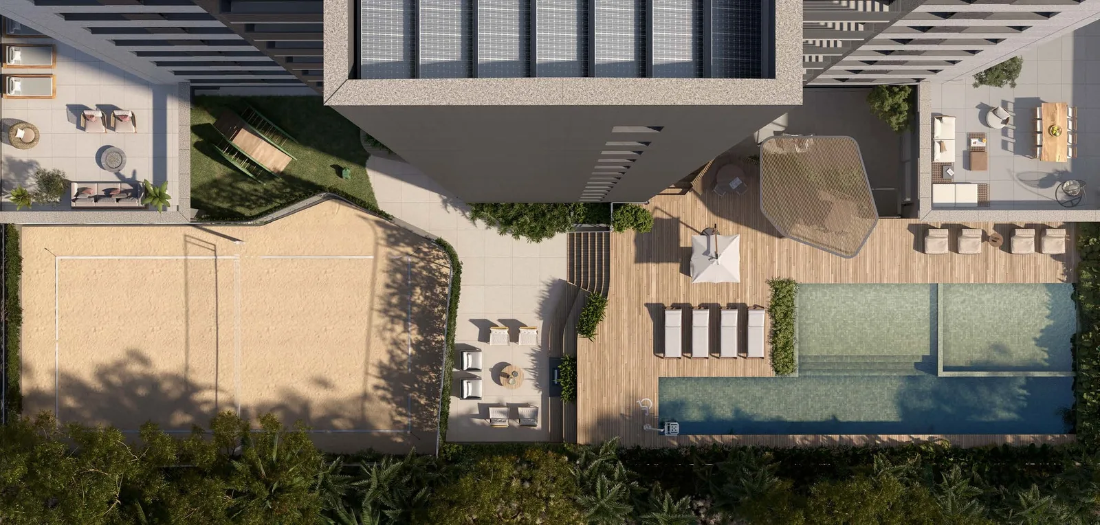 Planta do apartamento — referência Aerea
