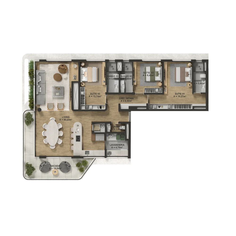 Planta do empreendimento
