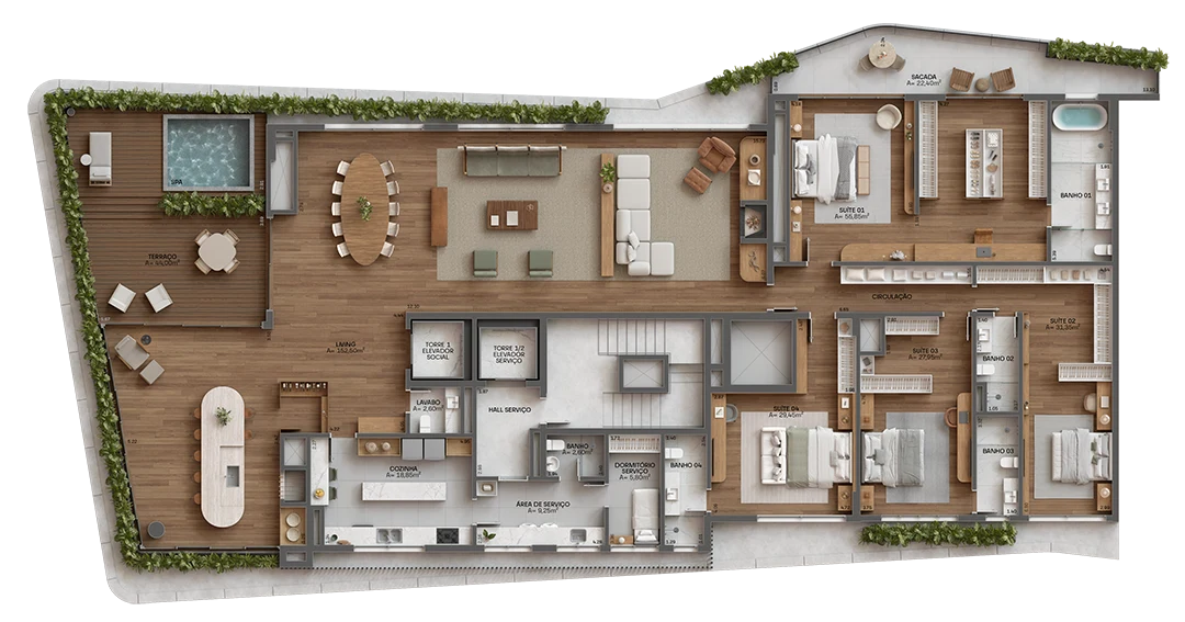 Planta do empreendimento