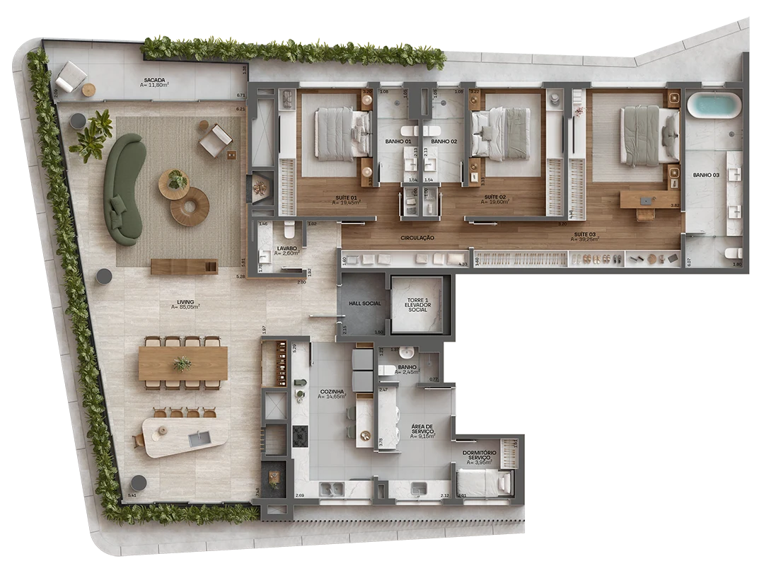 Planta do empreendimento