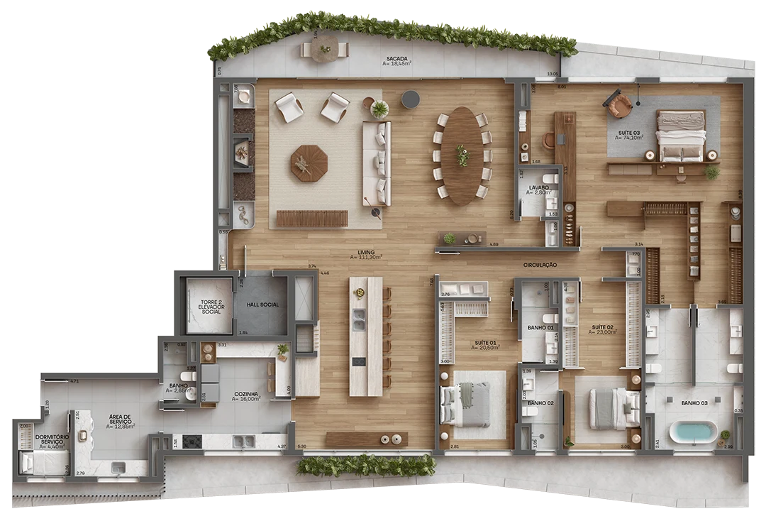 Planta do empreendimento