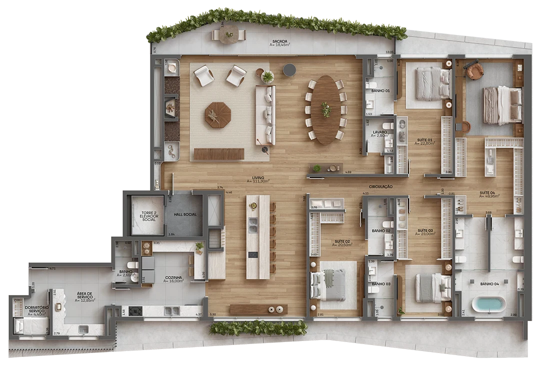 Planta do empreendimento