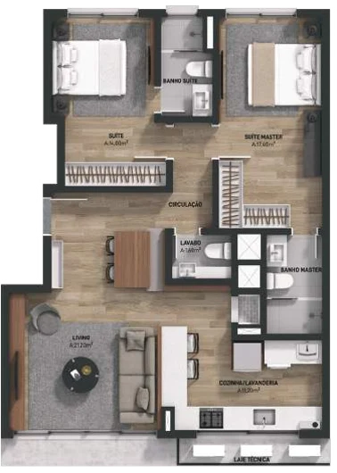 Planta do empreendimento