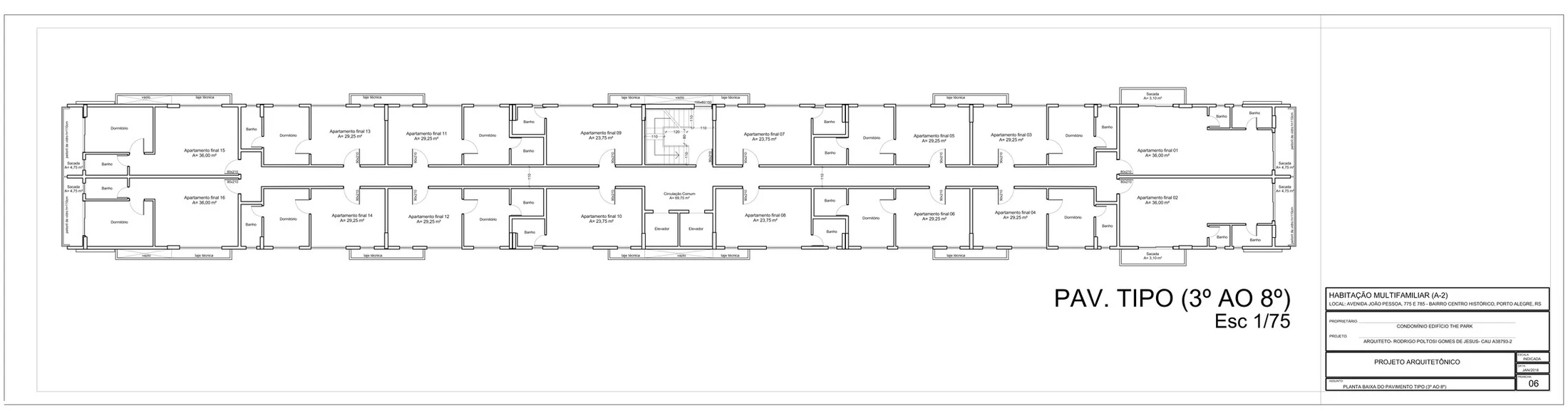Planta do empreendimento