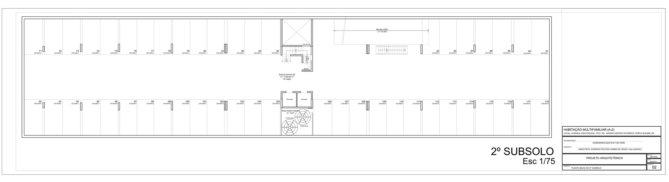 Planta do empreendimento