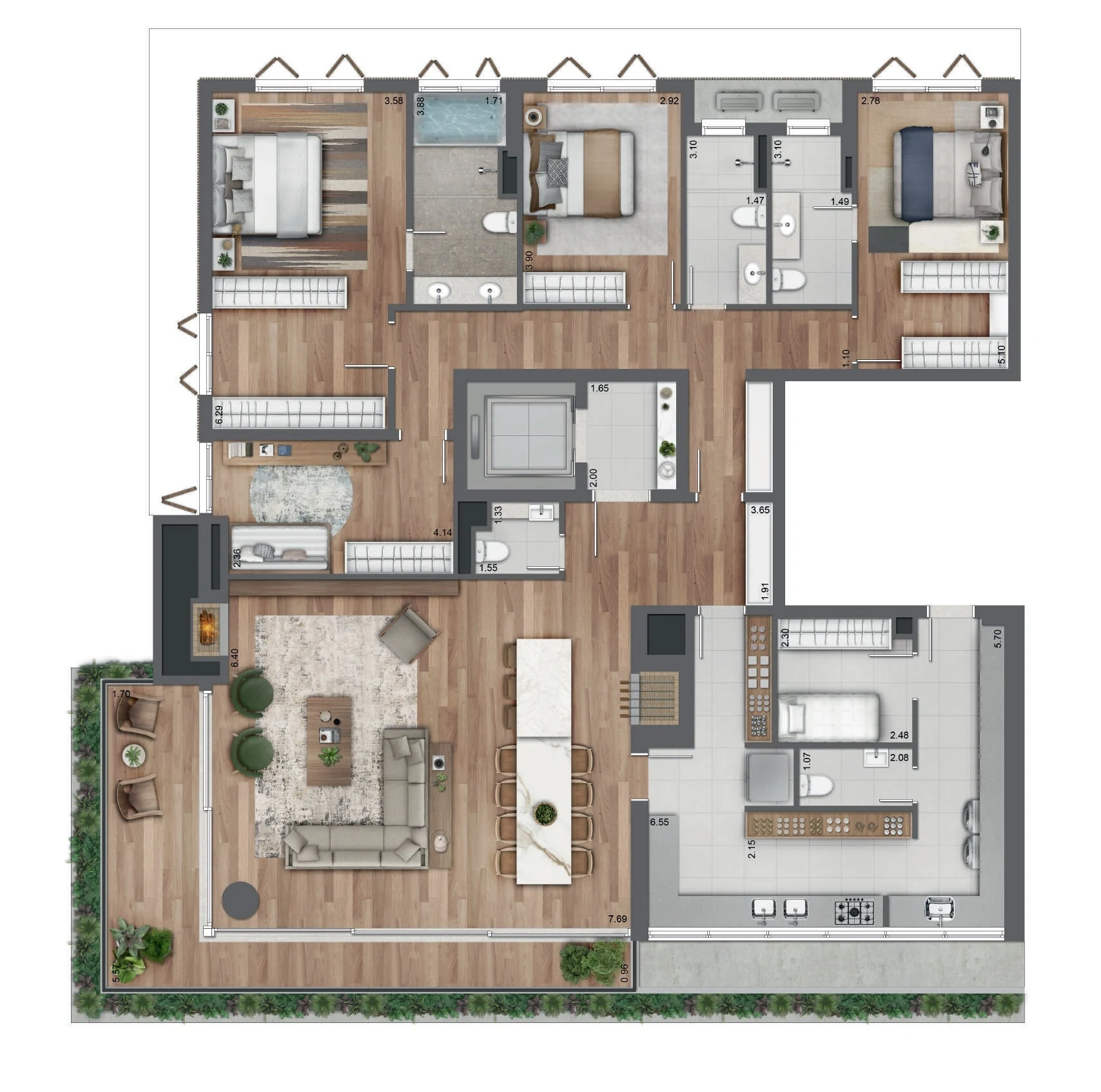 Planta do empreendimento